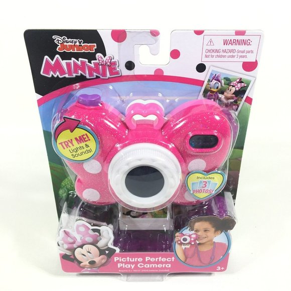 Disney Junior Minnie Picture Perfect Play Camera With 3 Photos Lights And Sounds - Picture 8 of 9